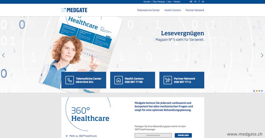 Telemedizin auf dem Vormarsch: MedGate