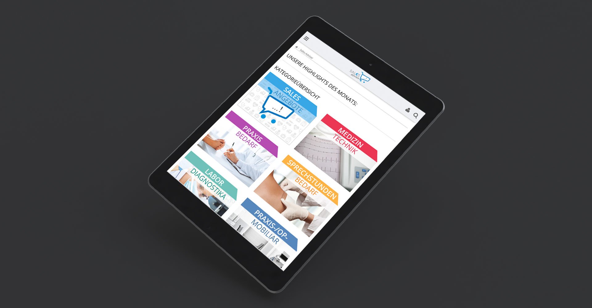 Digitales Verkaufstool Sales-Advisor für Medizinprodukte 