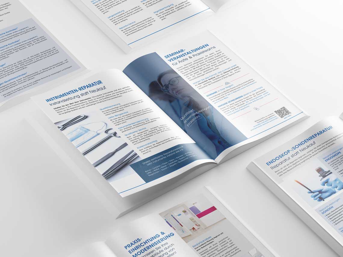 Personalisierter Katalogumschlag / med-sales Motiv